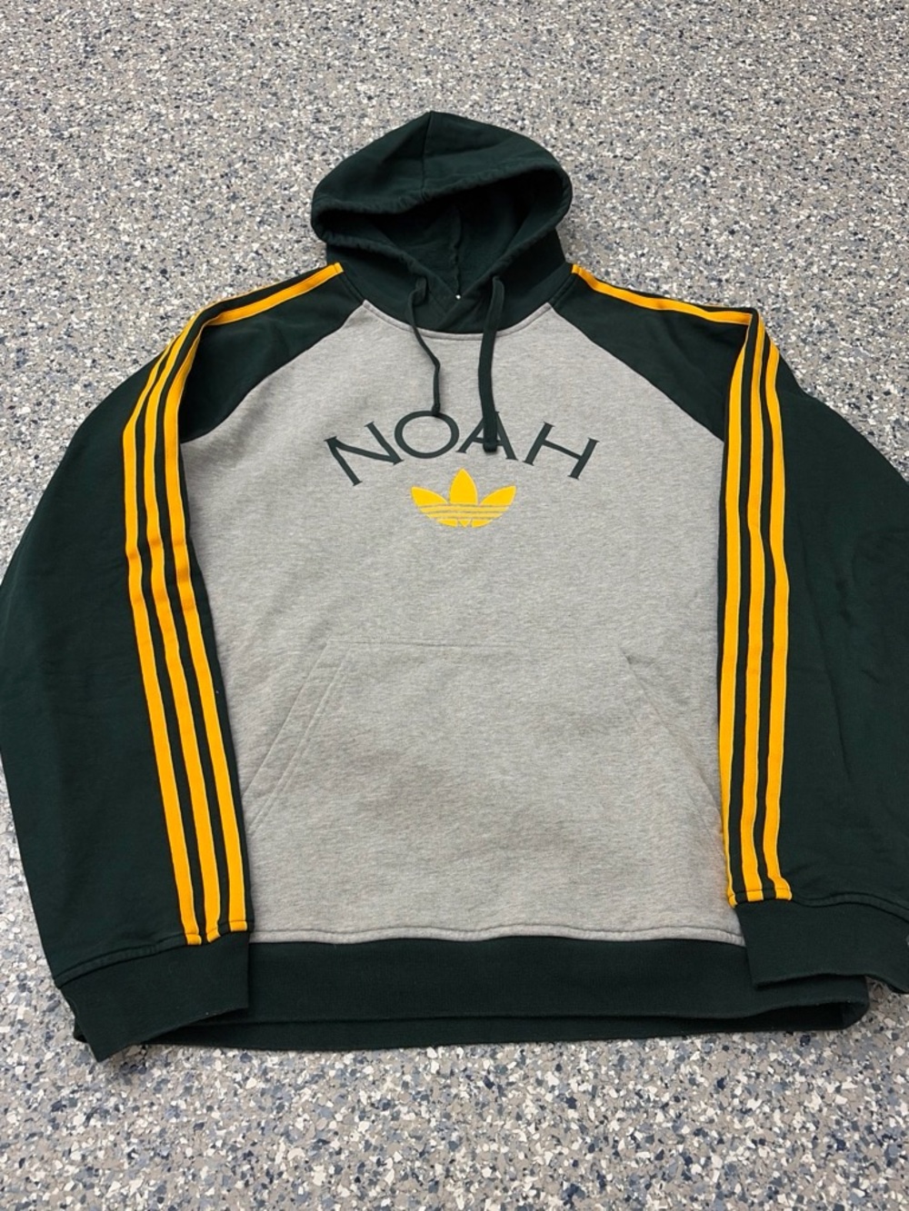 Green & Gray Adidas Noah hoodie